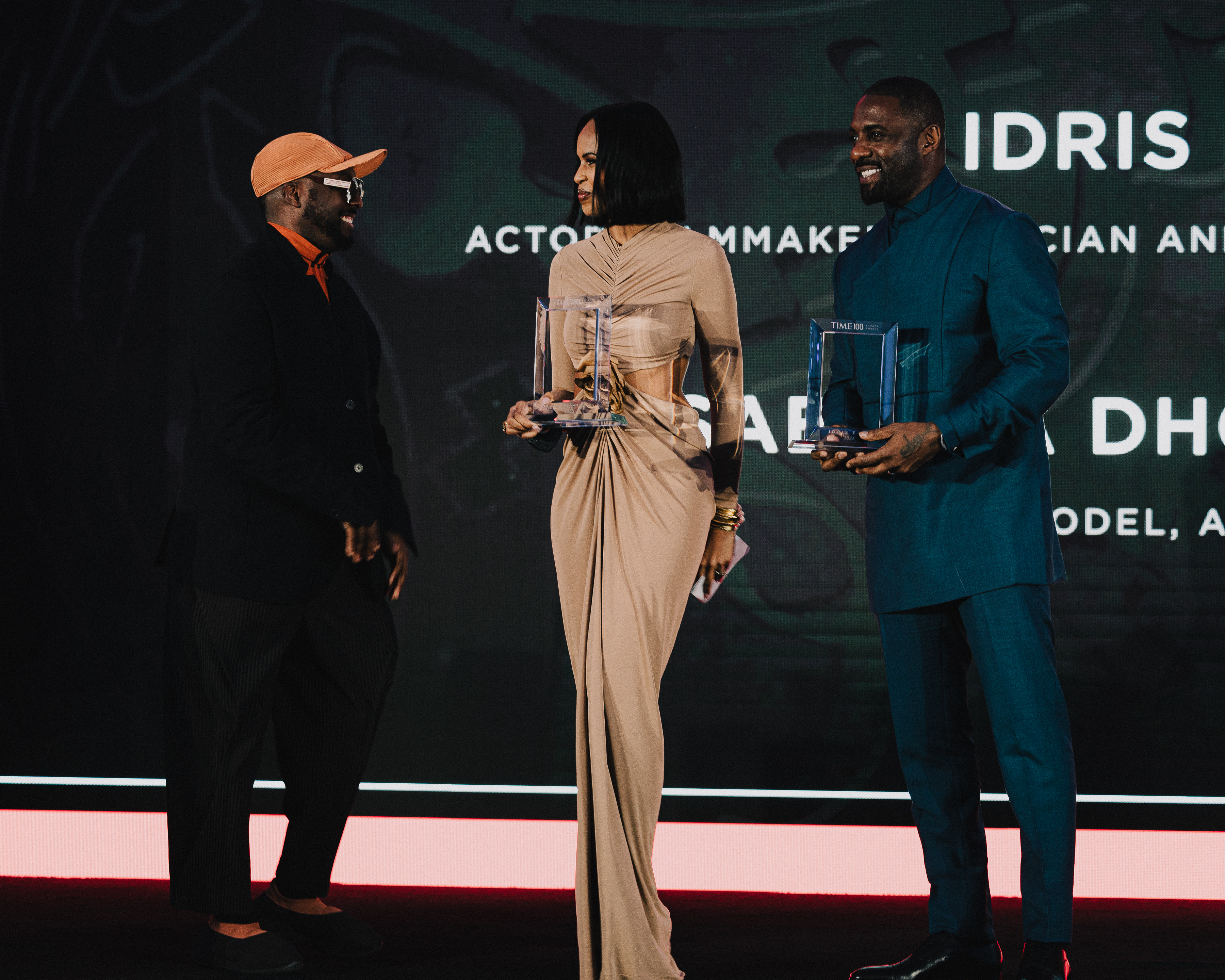 will.i.am, Idris Elba, Sabrina Dhowre Elba (Rowben Lantion/BFA.com—BFA)