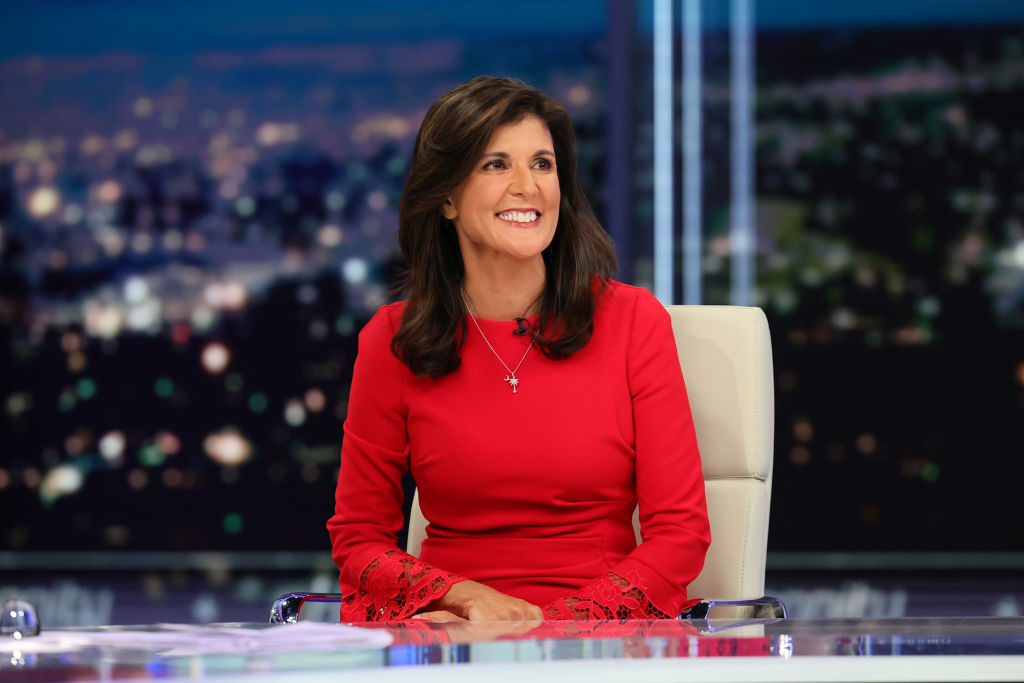 Nikki Haley visits "Hannity" at Fox News Channel Studios on January 20, 2023 in New York City. (Theo Wargo—Getty Images)