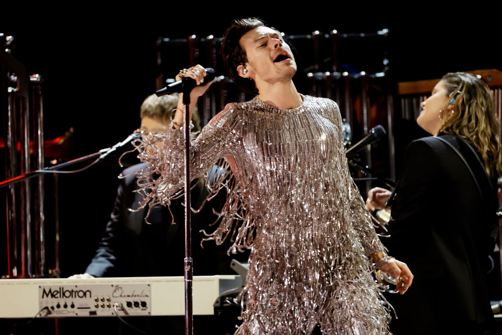 Harry Styles performs "As It Was" at the 2023 Grammys (Kevin Winter/Getty Images for The Recording Academy)