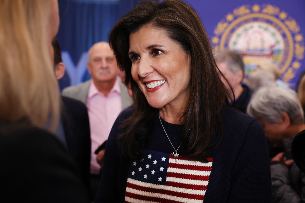 Presidential Candidate Nikki Haley Holds Town Hall In Bedford, New Hampshire