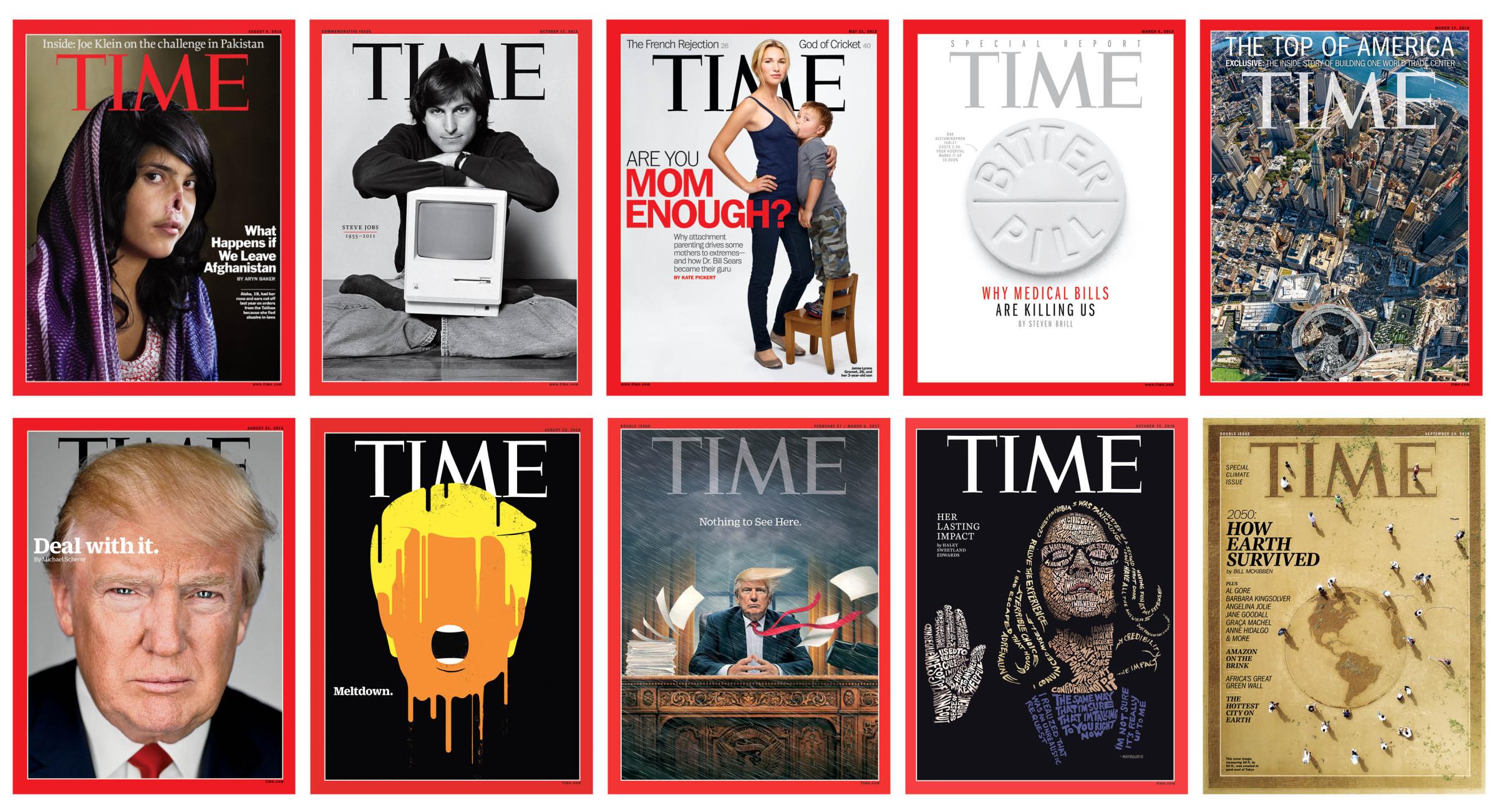 TIME cover decades 2010s