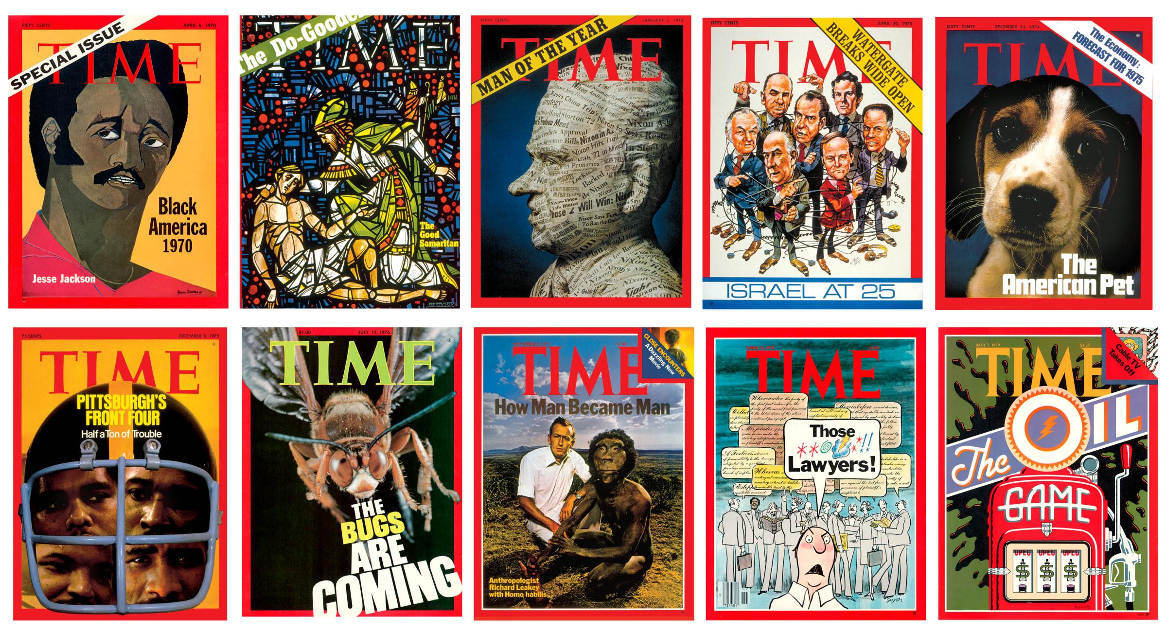 TIME cover decades 1970s