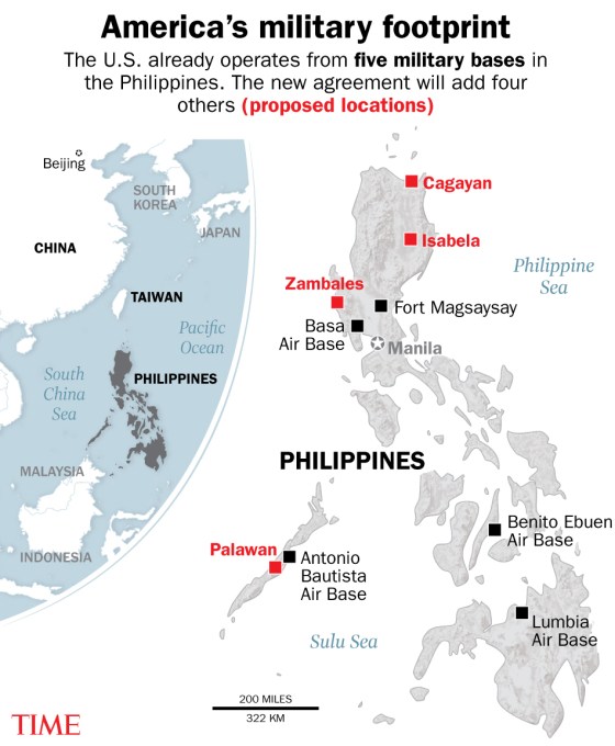 America's military footprint in the Philippines