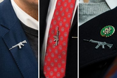Why Some Members of Congress Are Wearing AR-15 Pins