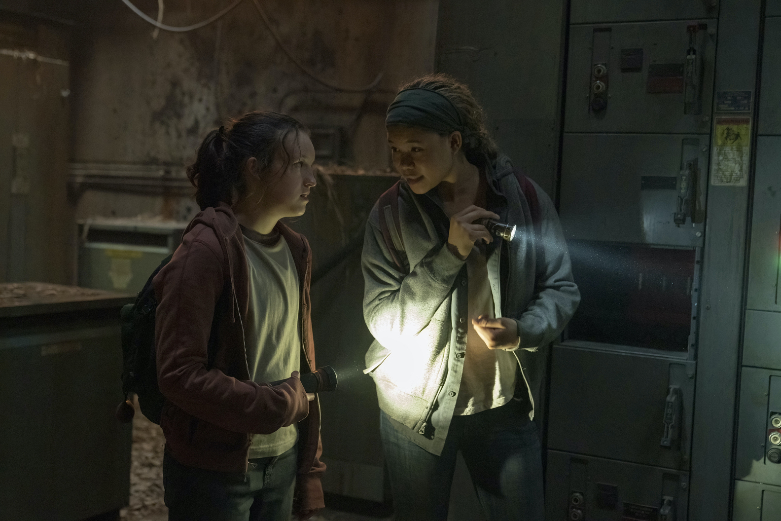 Bella Ramsey and Storm Reid in 'The Last of Us' (Liane Hentscher—HBO)