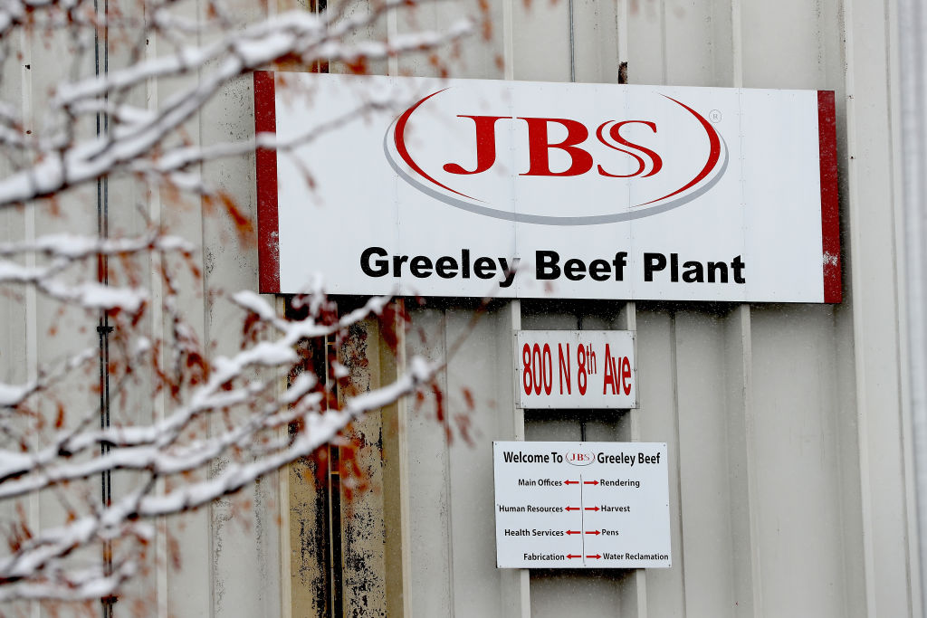 The Greeley JBS meat packing plant was among the locations where PSSI employed child workers, the DOL found. (Matthew Stockman/Getty Images)