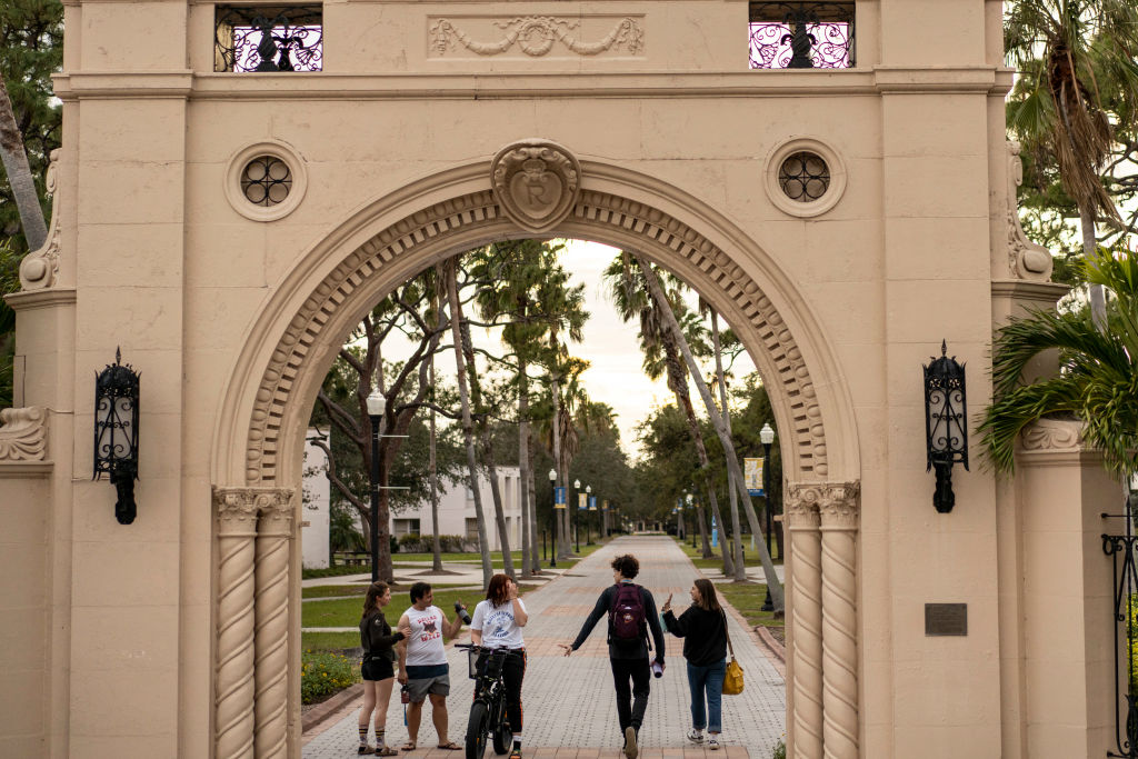 A view of the campus of New College of Florida, a public liberal arts college in Sarasota, Fla. on  Jan. 19, 2023. (Thomas Simonetti for The Washington Post—Getty Images)