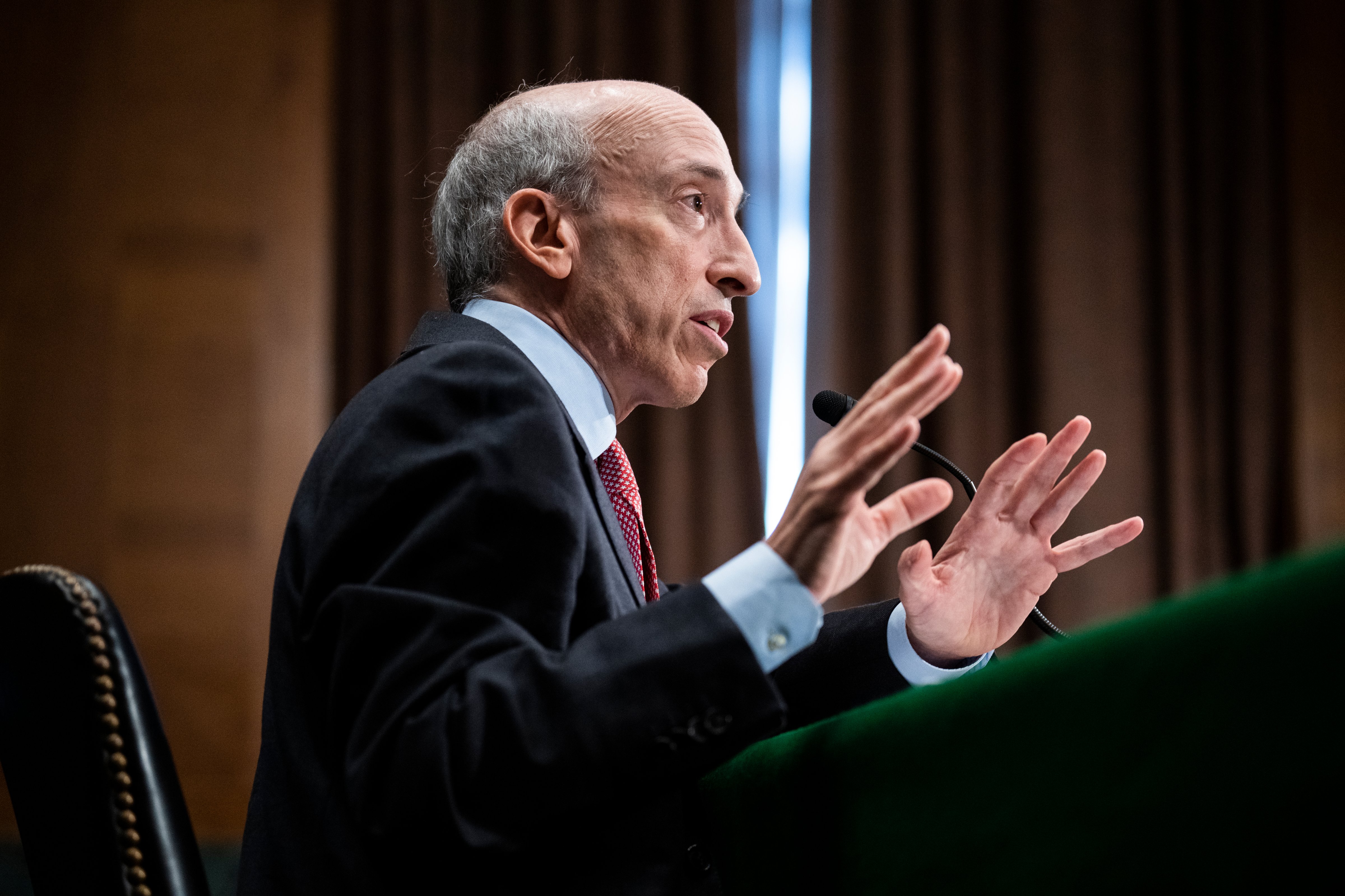 SEC Chair Gary Gensler in Washington, D.C. in September 2022. (Tom Williams/CQ-Roll Call, Inc--Getty Images)