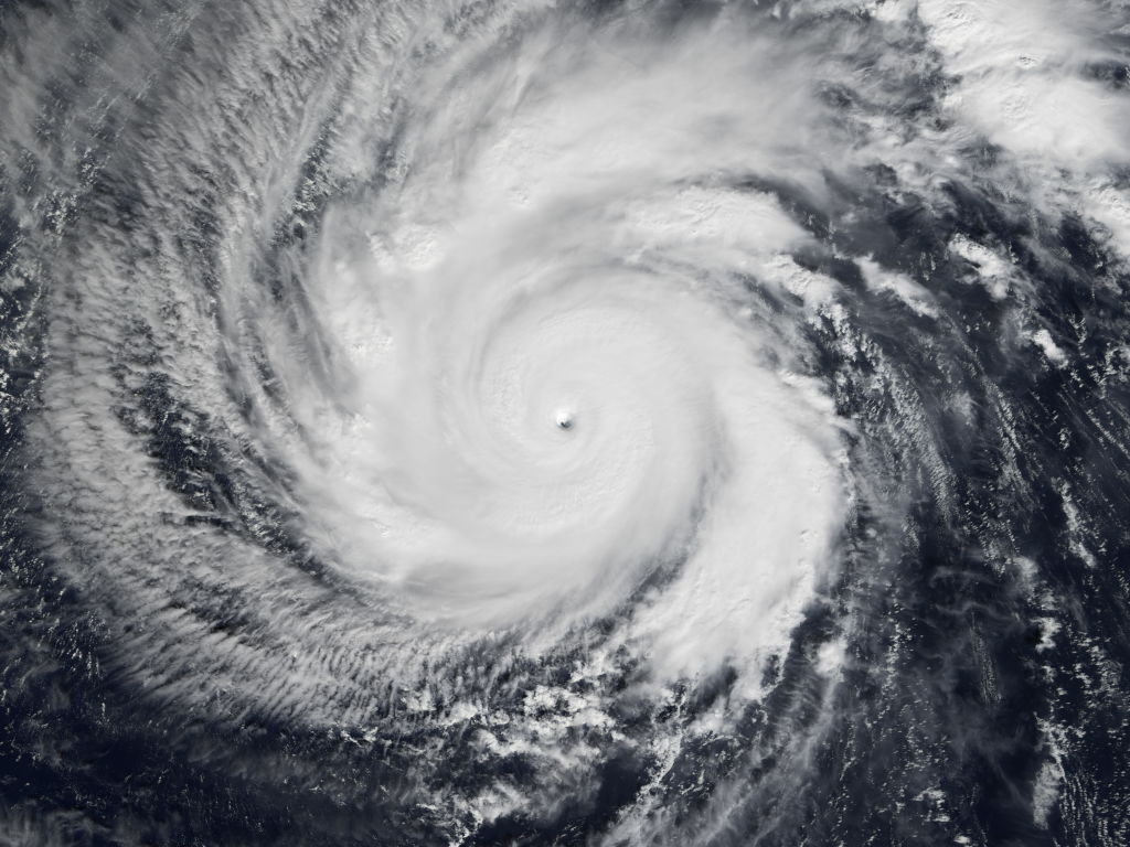 Typhoon Faxai was a Category 5, super typhoon which lasted between December 13 - 25 the 2001. (Universal History Archive)