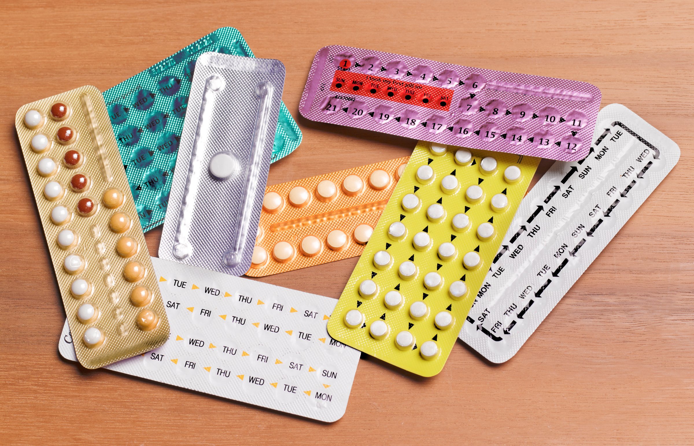 Hormonal birth control pills