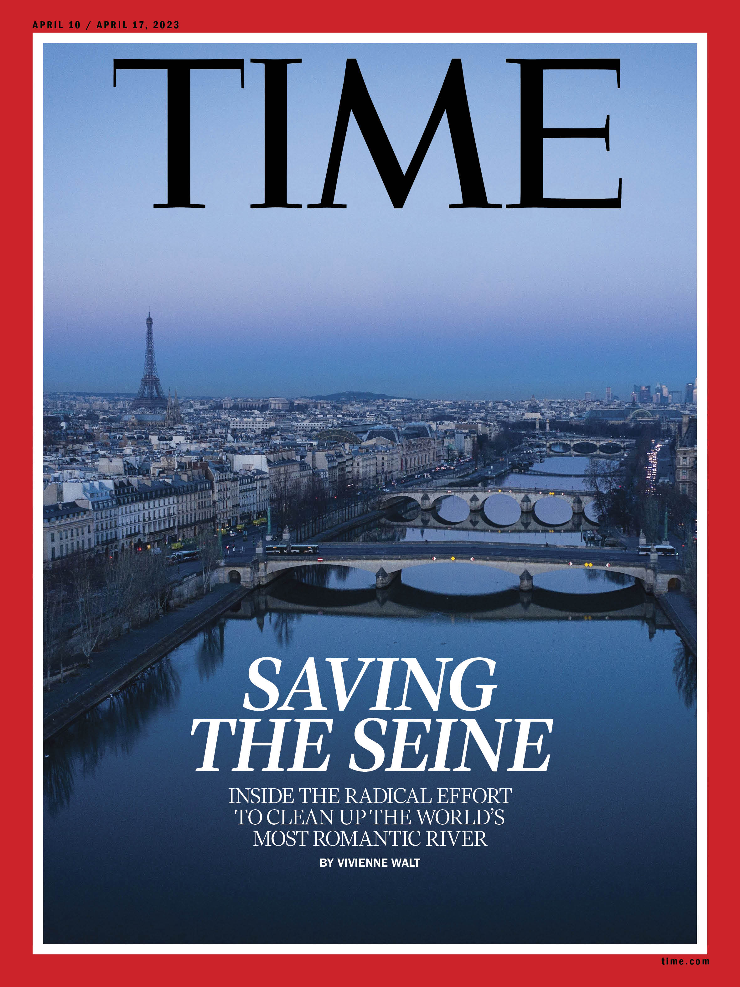 Saving the Seine Time Magazine cover