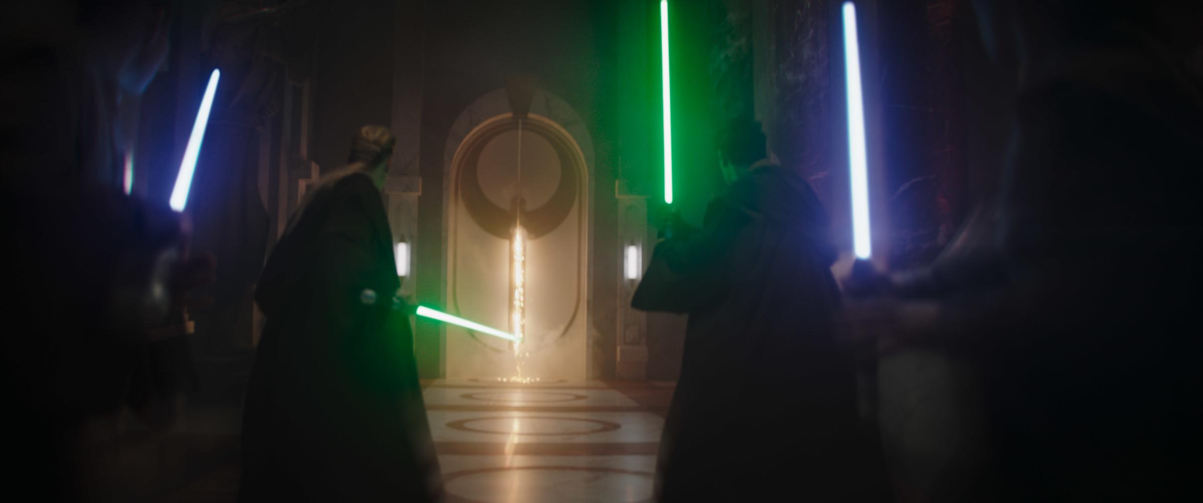 Jedi in a scene from 'The Mandalorian' season 3