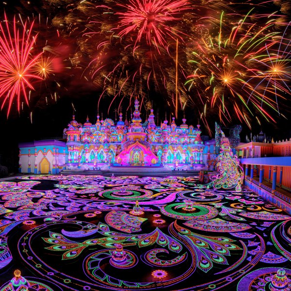 Kingdom of lights, Carnival Magic, Phuket, Thailand.