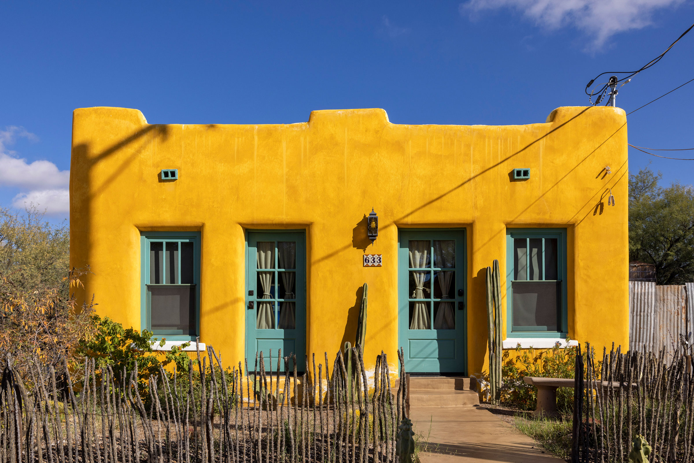 A home in the Barrio Viejo district of Tucson, Ariz. (John Burcham—The New York Times/Redux)