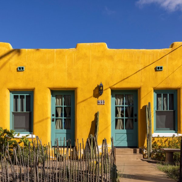 A home in the Barrio Viejo district of Tucson, Ariz.