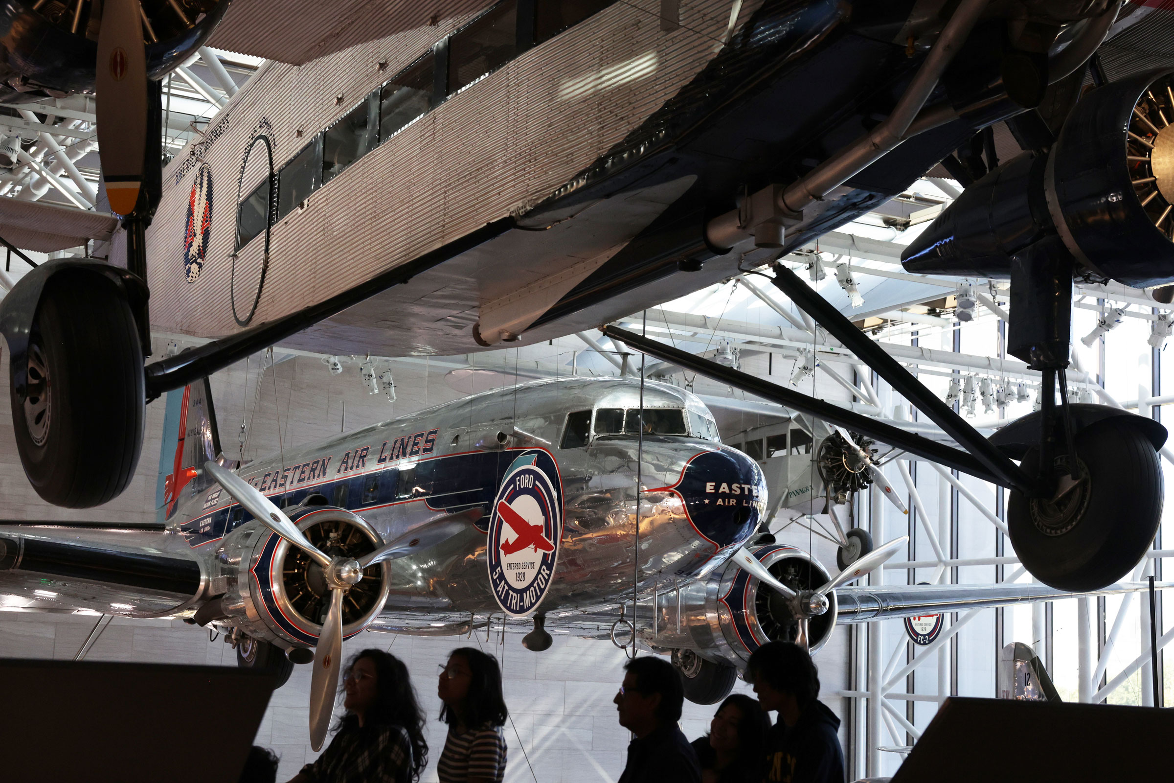 An exhibit at the Smithsonian National Air and Space Museum in Washington, D.C. (Alex Wong—Getty Images)