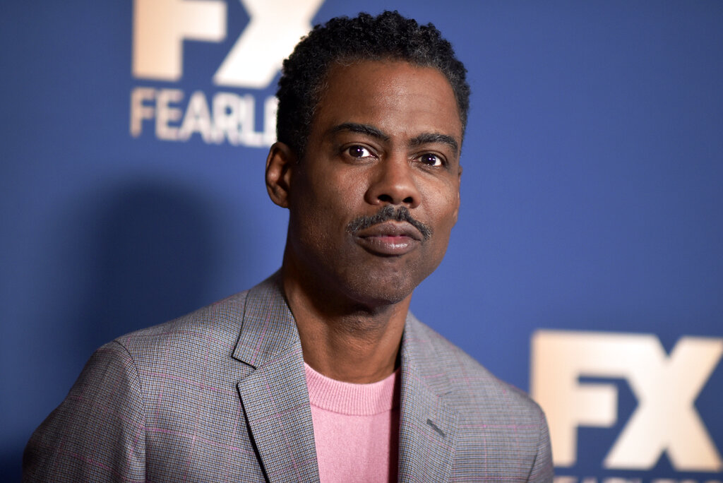 Chris Rock appears at the Television Critics Association Winter press tour in Pasadena, Calif., on Jan. 9, 2020. (Richard Shotwell—Invision/AP)