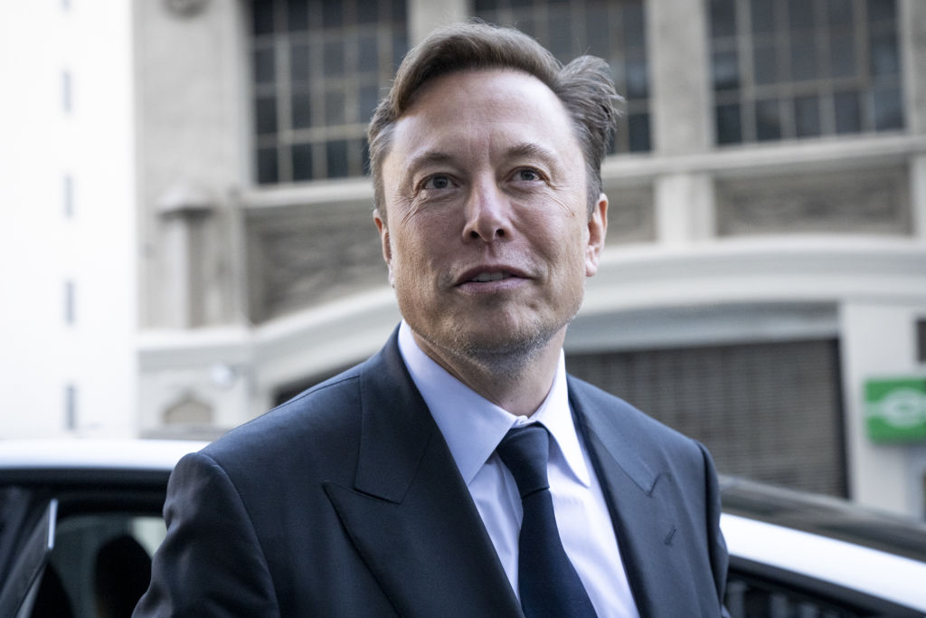 Elon Musk in San Francisco, California, on Tuesday, Jan. 24, 2023. (Marlena Sloss/Bloomberg via Getty Images)
