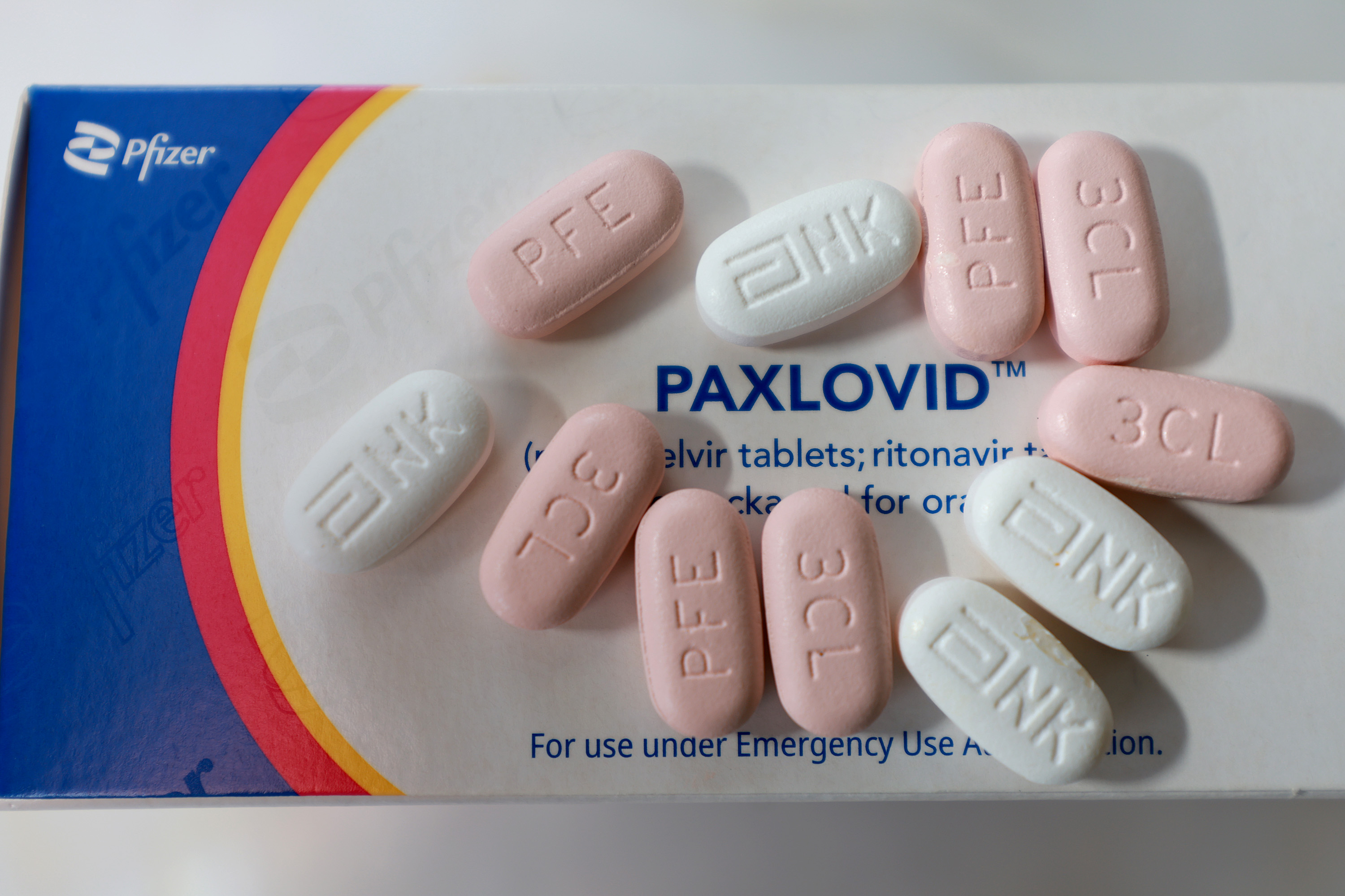 Pfizer's Paxlovid is pictured in Pembroke Pines, Fla., on July 7, 2022. (Joe Raedle—Getty Images)