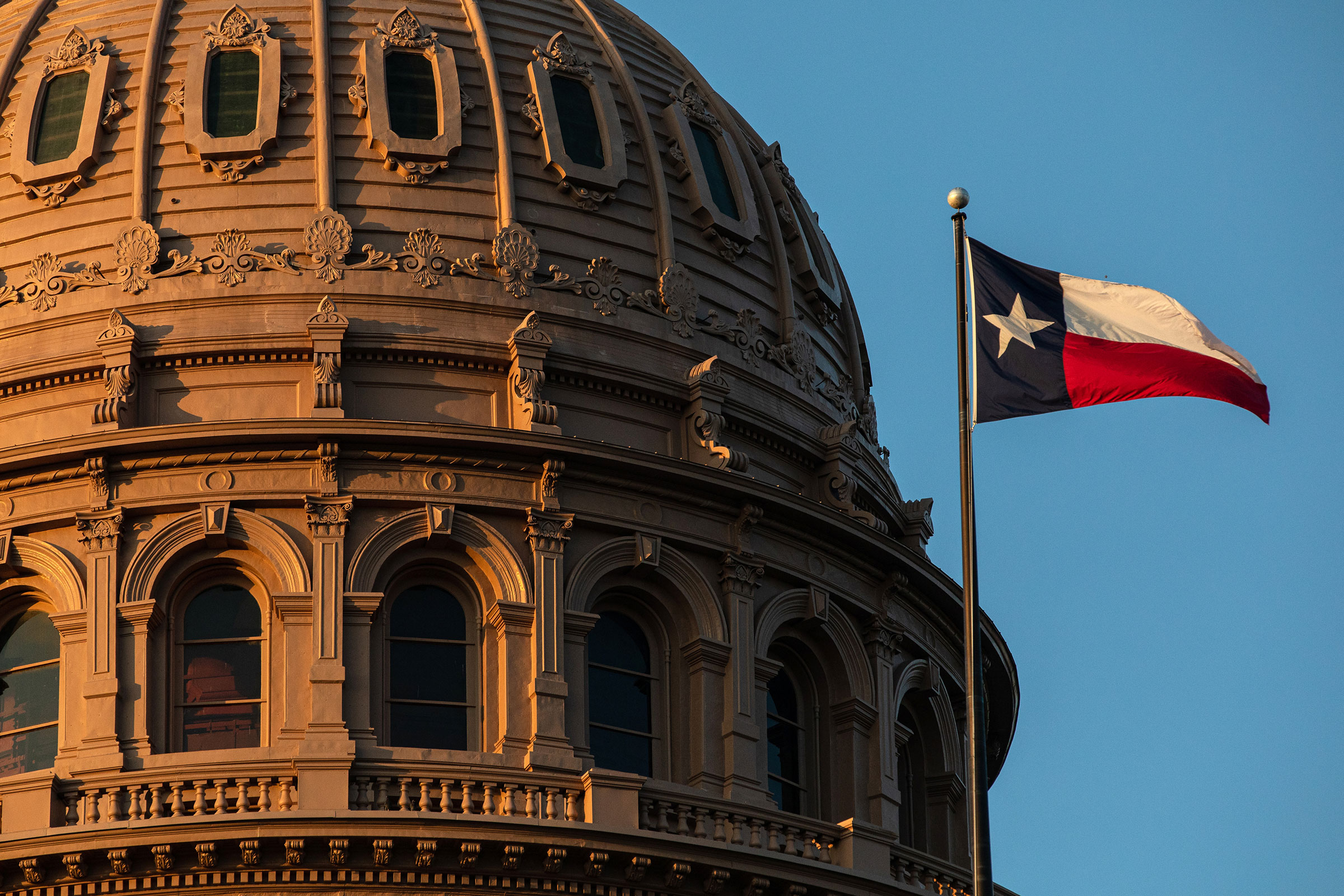 The Texas State Capitol is seen on the first day of the 87th Legislature's third special session on Sept. 20, 2021 in Austin. (Tamir Kalifa—Getty Images)