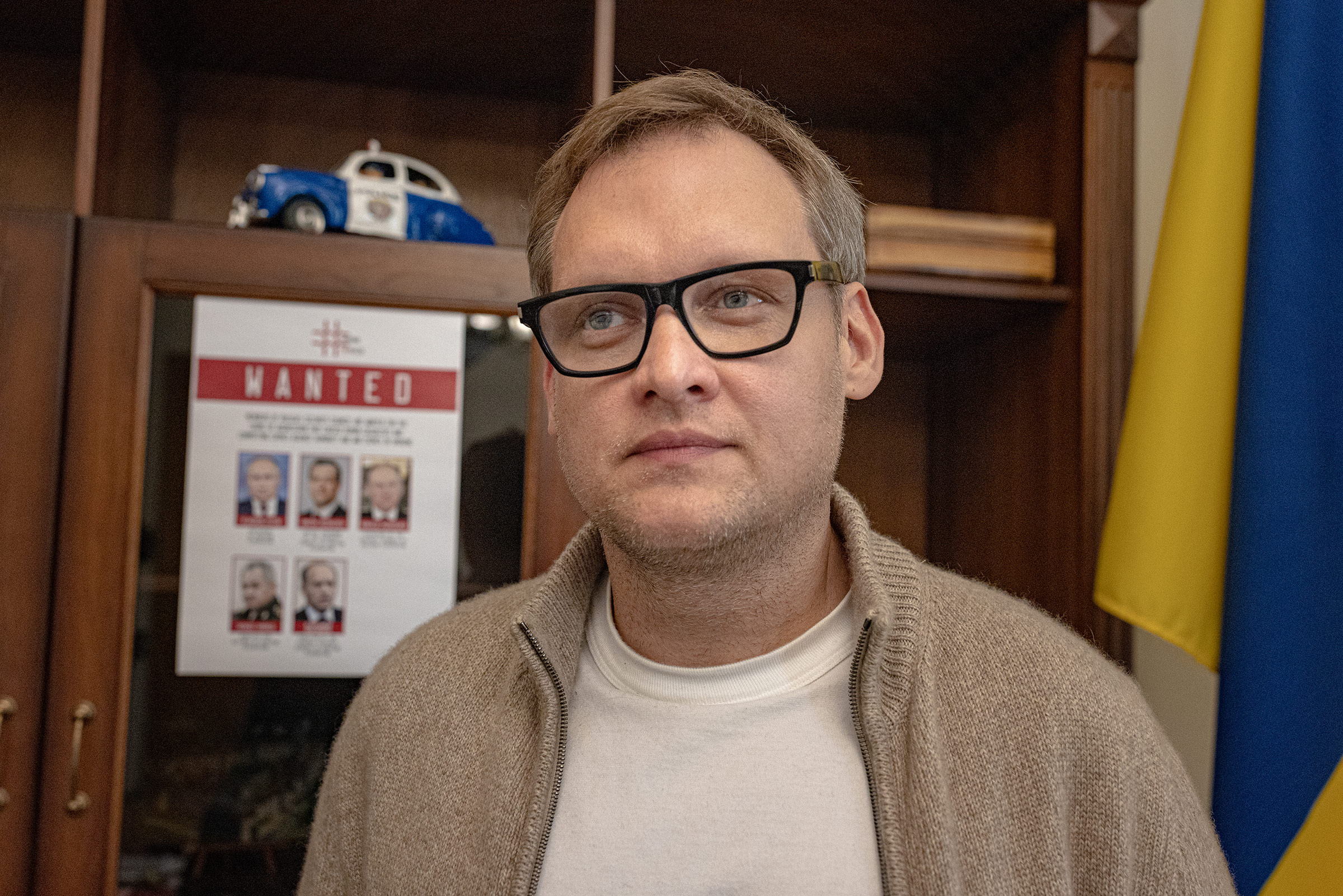 Smyrnov, aide to Zelensky, in his office in Kyiv. (Anton Skyba)