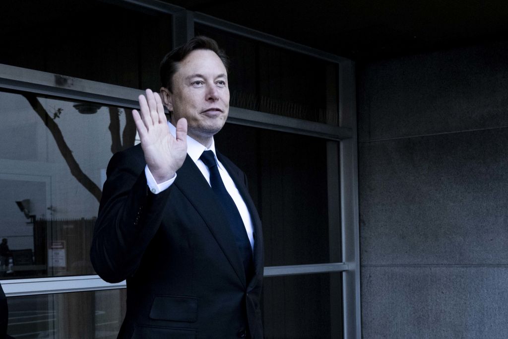Elon Musk in San Francisco, California, U.S., on Tuesday, Jan. 24, 2023. (Marlena Sloss—Bloomberg/Getty Images)