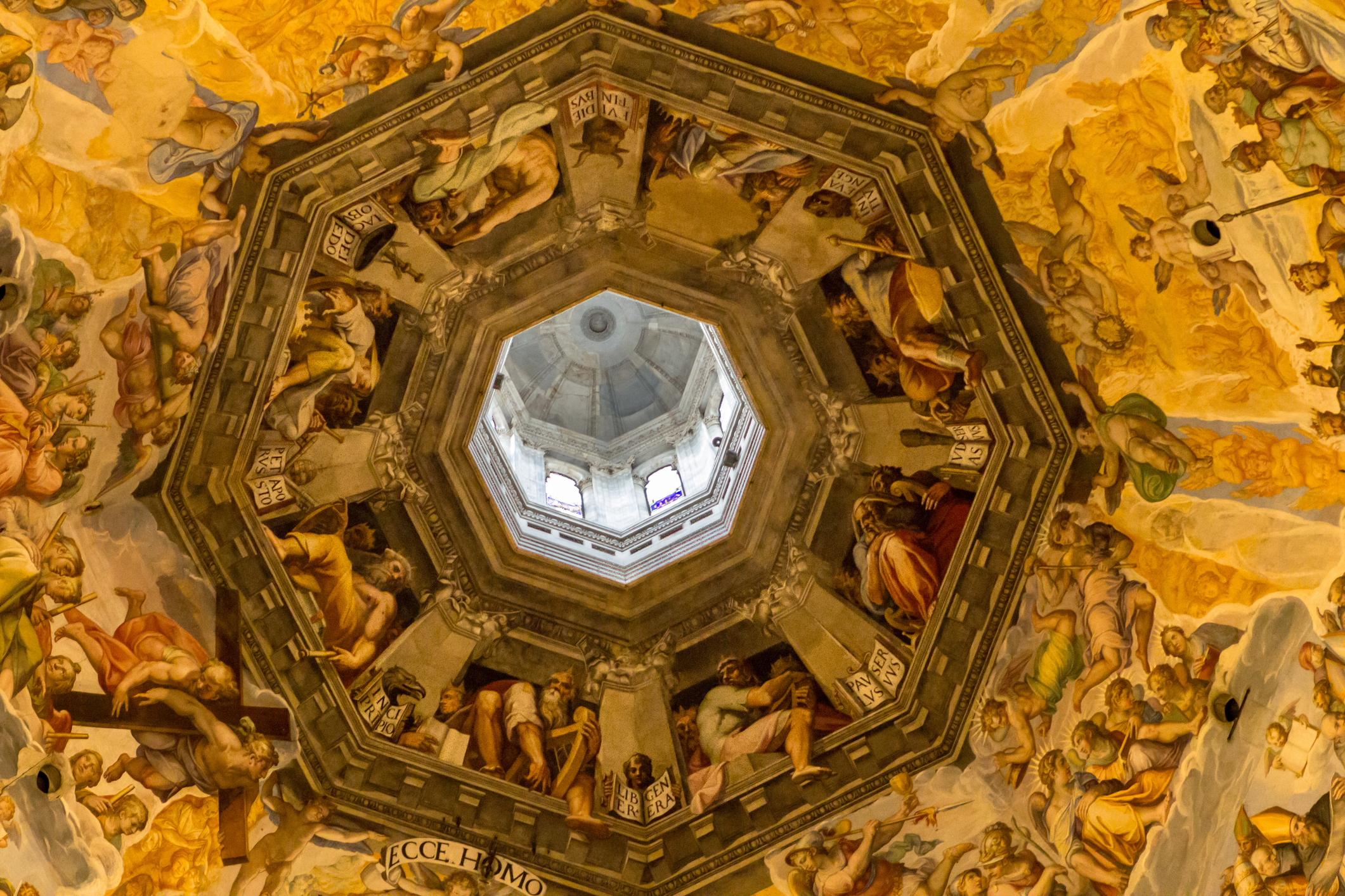 Judgment Day inside of the dome in the Florence Cathedral of Santa Maria del Fiore in Italy (Getty Images)