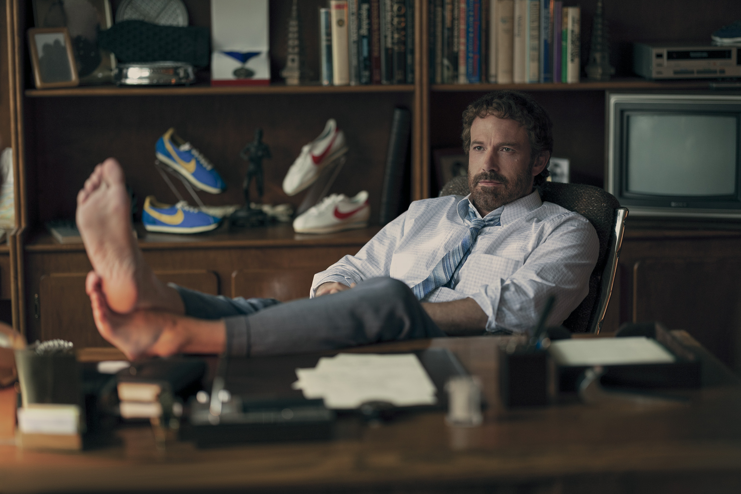 Ben Affleck as Phil Knight in 'Air' (Ana Carballosa/Prime)