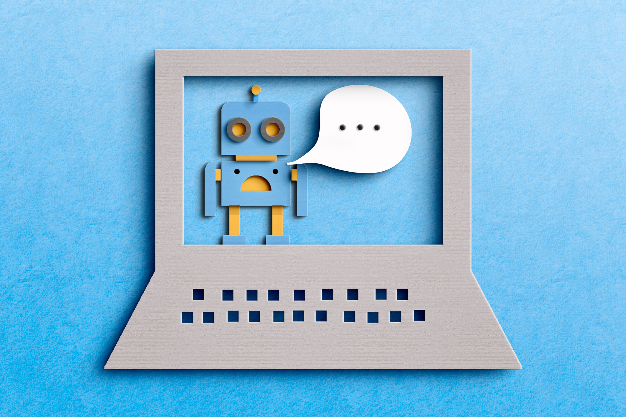 Artificial Intelligence - Chatbot concept