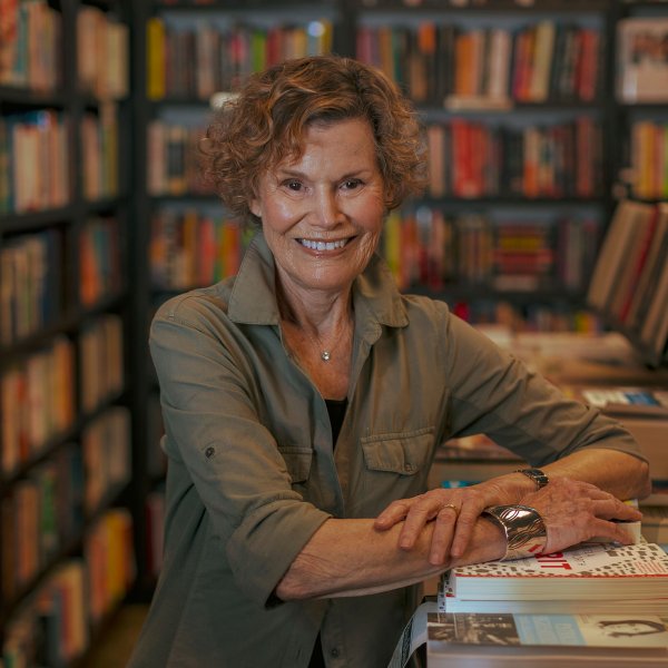 Judy Blume at her bookstore in Key West, Fla., Jan. 20, 2023. Decades after she first discussed translating her work to film and television, the Blume-aissance is upon us -- all it needed was for fans to take charge in the entertainment industry. (Saul Martinez/The New York Times)