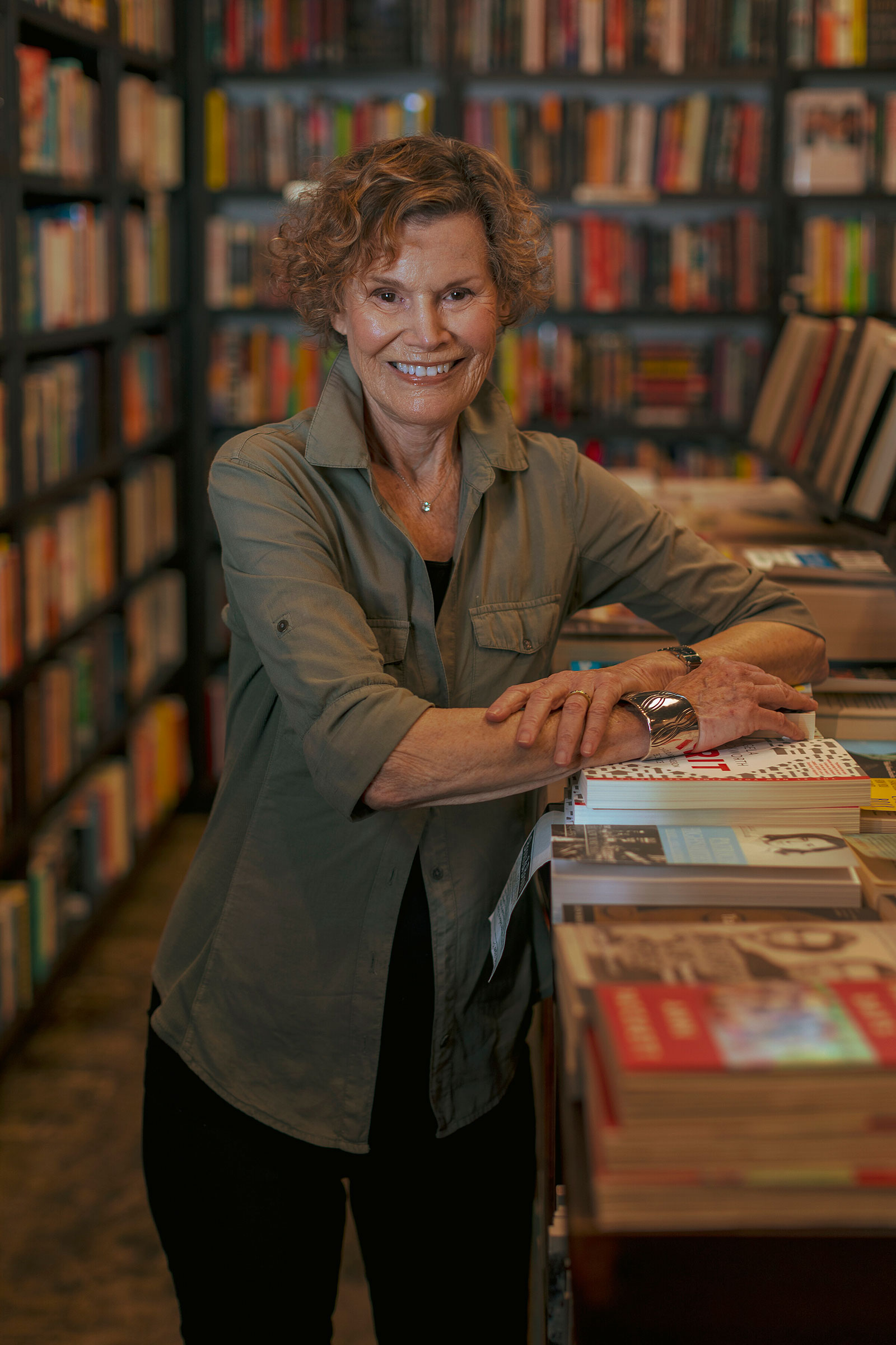 Judy Blume at her bookstore in Key West, Fla., Jan. 20, 2023. Decades after she first discussed translating her work to film and television, the Blume-aissance is upon us -- all it needed was for fans to take charge in the entertainment industry. (Saul Martinez/The New York Times) (Saul Martinez—The New York Times/Redux)