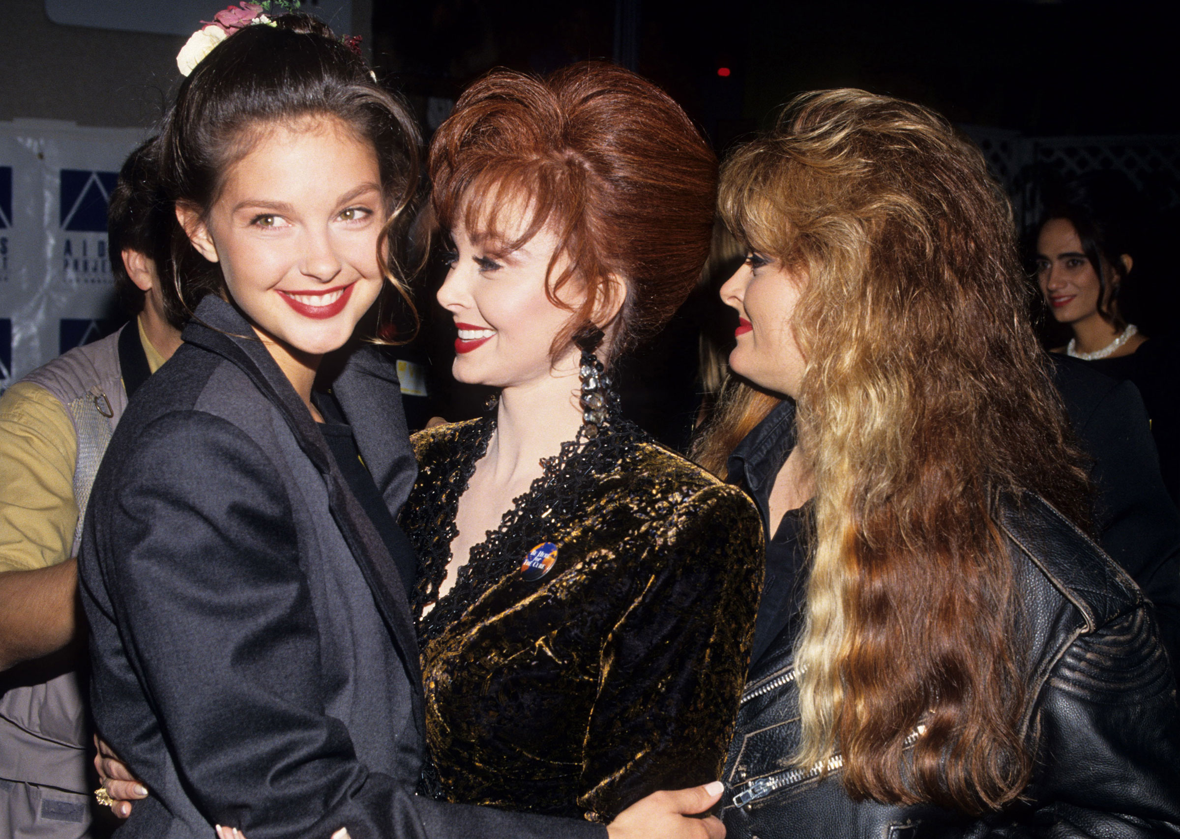 Ashley Judd, Naomi Judd and Wynonna Judd ca. 1992. (Kevin Mazur—WireImage/Getty Images)