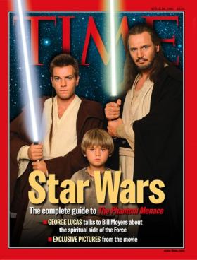 Star Wars on the cover of TIME in 1999
