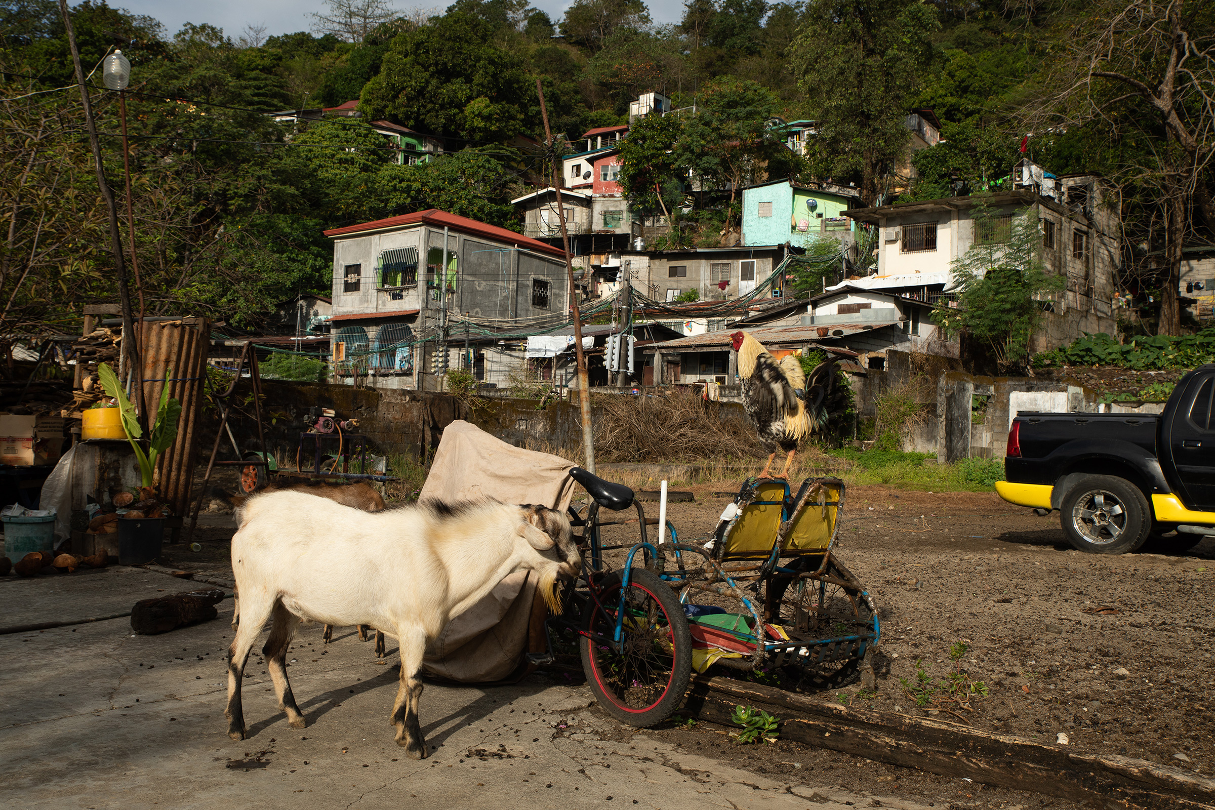 The neighborhood of Upper Kalaklan, where Levante lives, on Feb. 21. Kalaklan is a poorer part of Olongapo City, where many Amerasians live. (Geric Cruz for TIME)