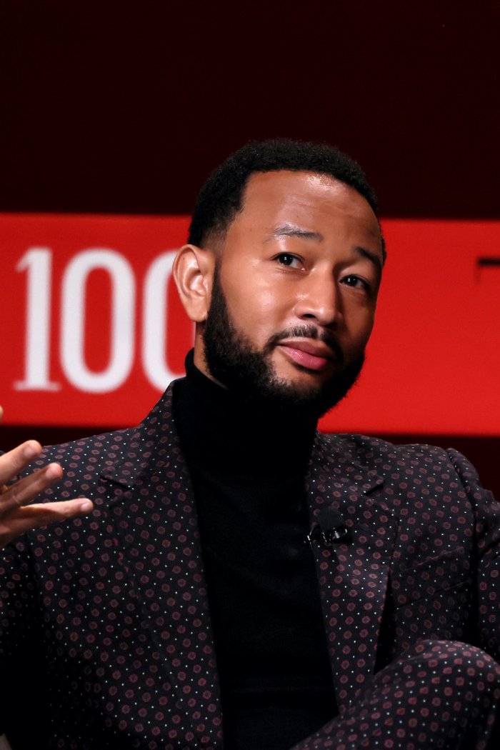 John Legend speaks onstage at the 2023 TIME100 Summit at Jazz at Lincoln Center on April 25, 2023 in New York City.