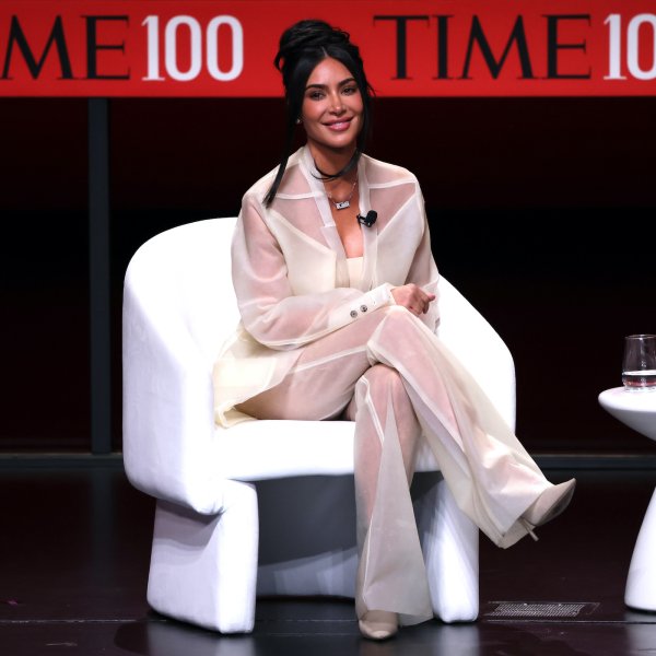 Kim Kardashian speaks onstage at the 2023 TIME100 Summit at Jazz at Lincoln Center on April 25, 2023 in New York City.