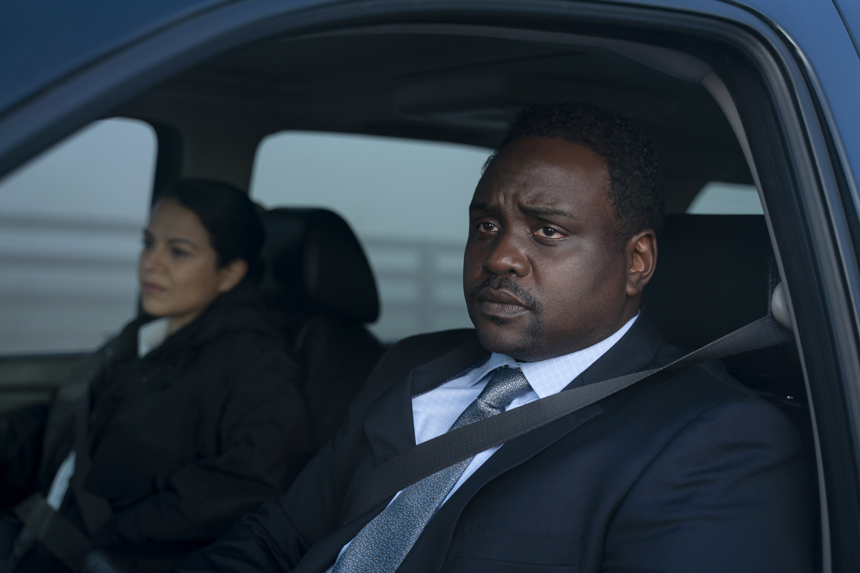 Viviana Chavez and Brian Tyree Henry in <i>Class of '09</i> (Richard Ducree—FX)