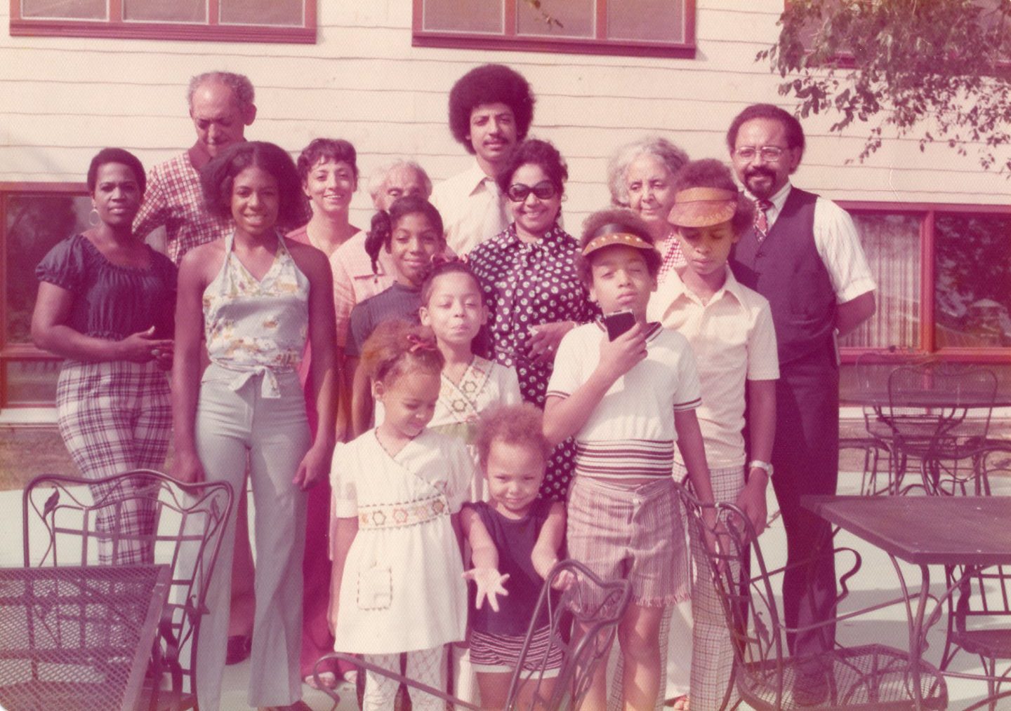 Three generations of the Goodwin family at their country estate, Willow Lake Farm, in the 1970s (Photo Credit: Jeanne Osby Goodwin Arradondo Family Collection)