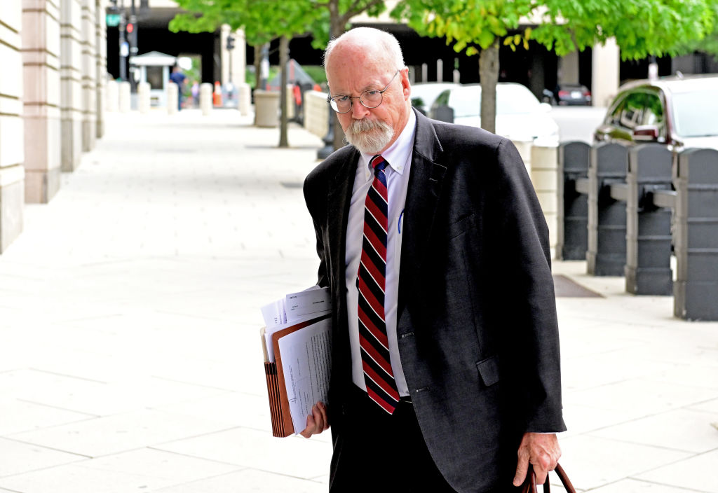 Special Counsel John Durham arrives at the U.S. District Court for the District of Columbia on May 26, 2022 in Washington, DC (Ron Sachs—Consolidated News Pictures/Getty Images)
