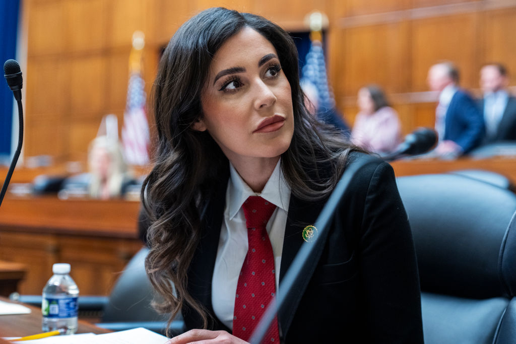 Rep. Anna Paulina Luna, a Florida Republican,  at a House committee hearing on February 7, 2023. (Tom Williams—CQ-Roll Call, Inc via Getty Images)