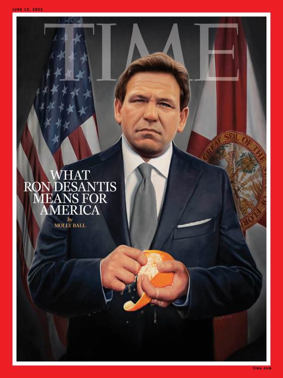 Ron DeSantis Time Magazine cover