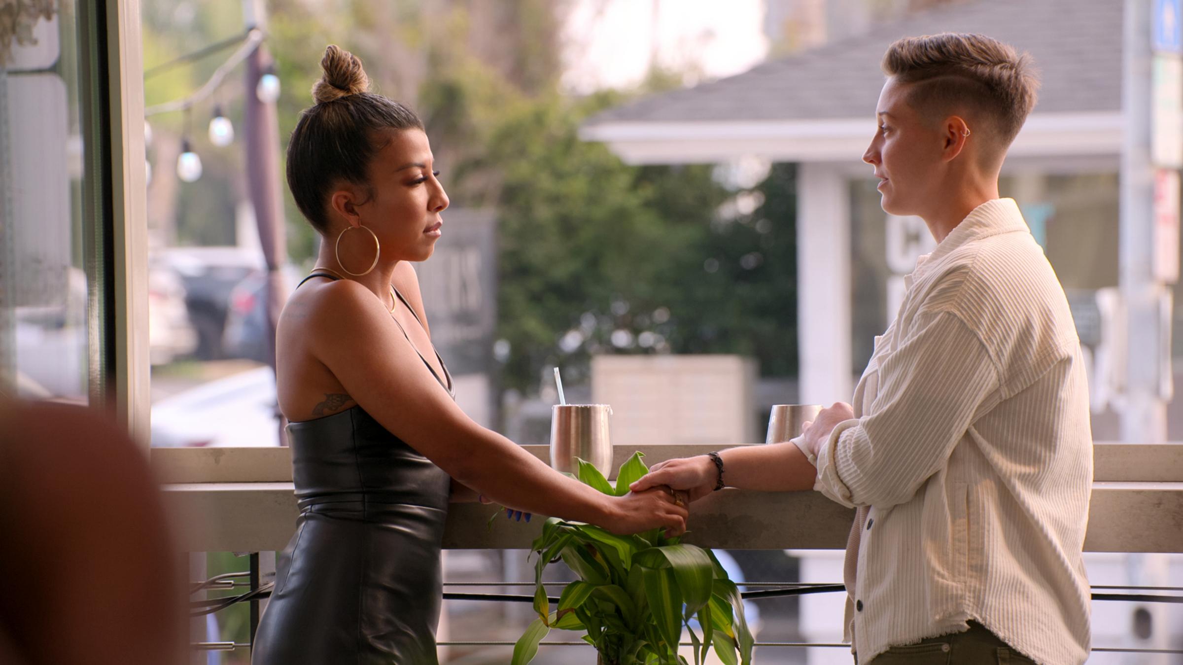 The Ultimatum: Queer Love. (L to R) Yoly Rojas, Xander Boger in episode 107 of The Ultimatum: Queer Love. Cr. Courtesy of Netflix © 2023