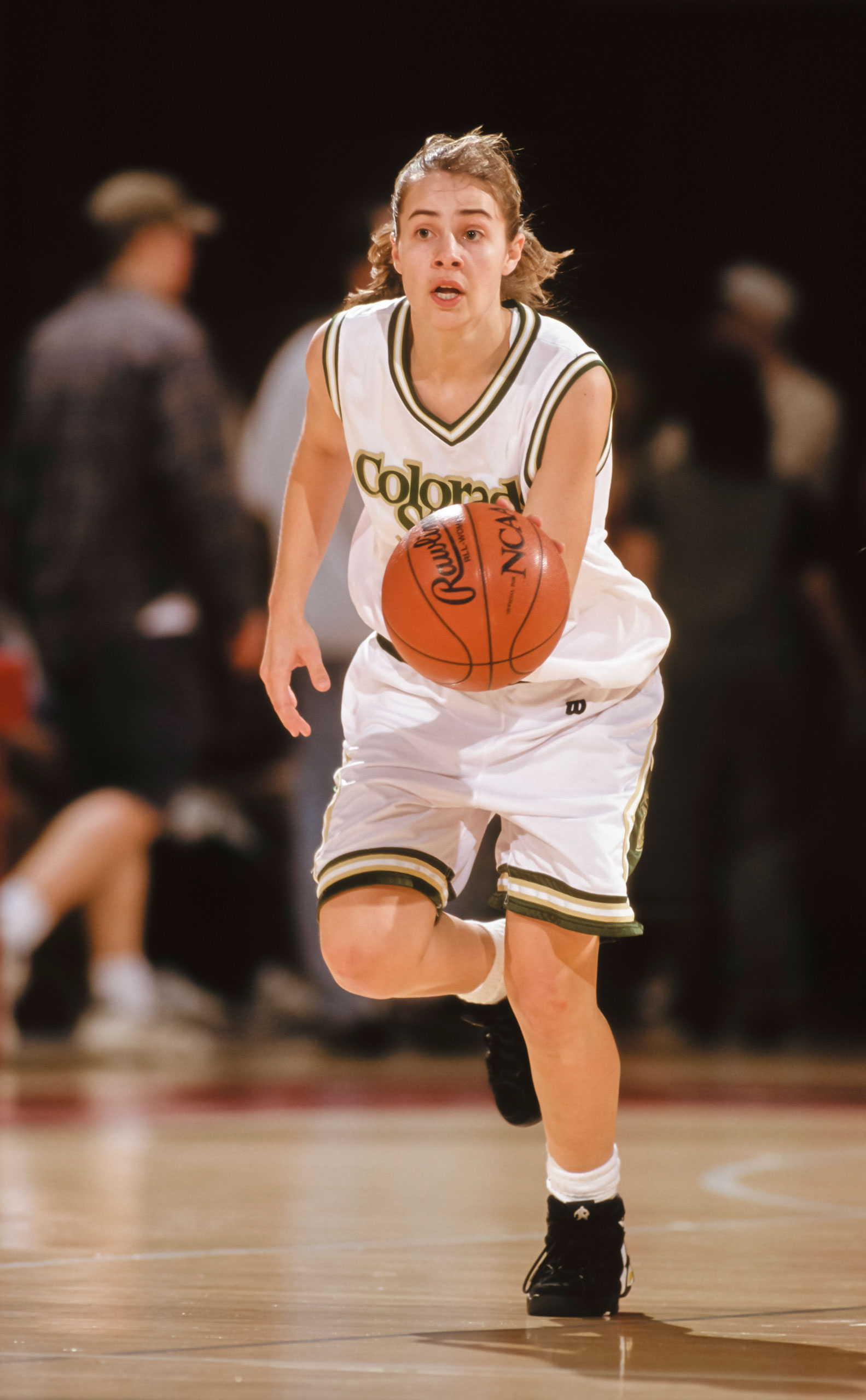 Hammon playing for Colorado State in a first round game of the NCAA tournament in March 1996.