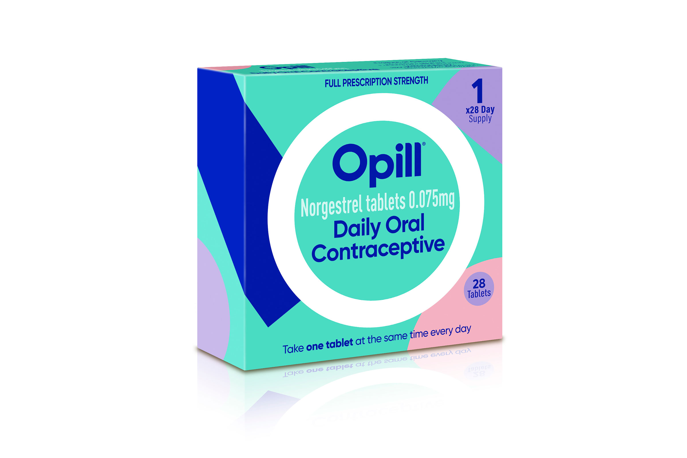 illustration depicting proposed packaging for the company's birth control medication Opill