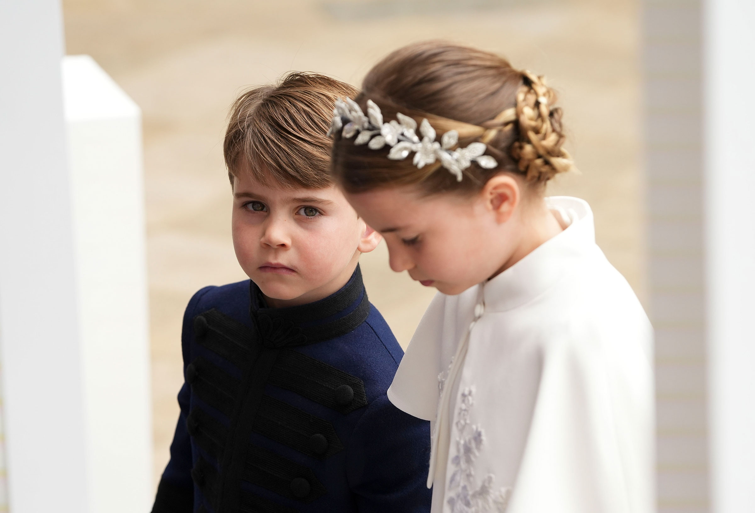 Prens Louis, Kral Charles'ın taç giyme töreninde şovu çaldı