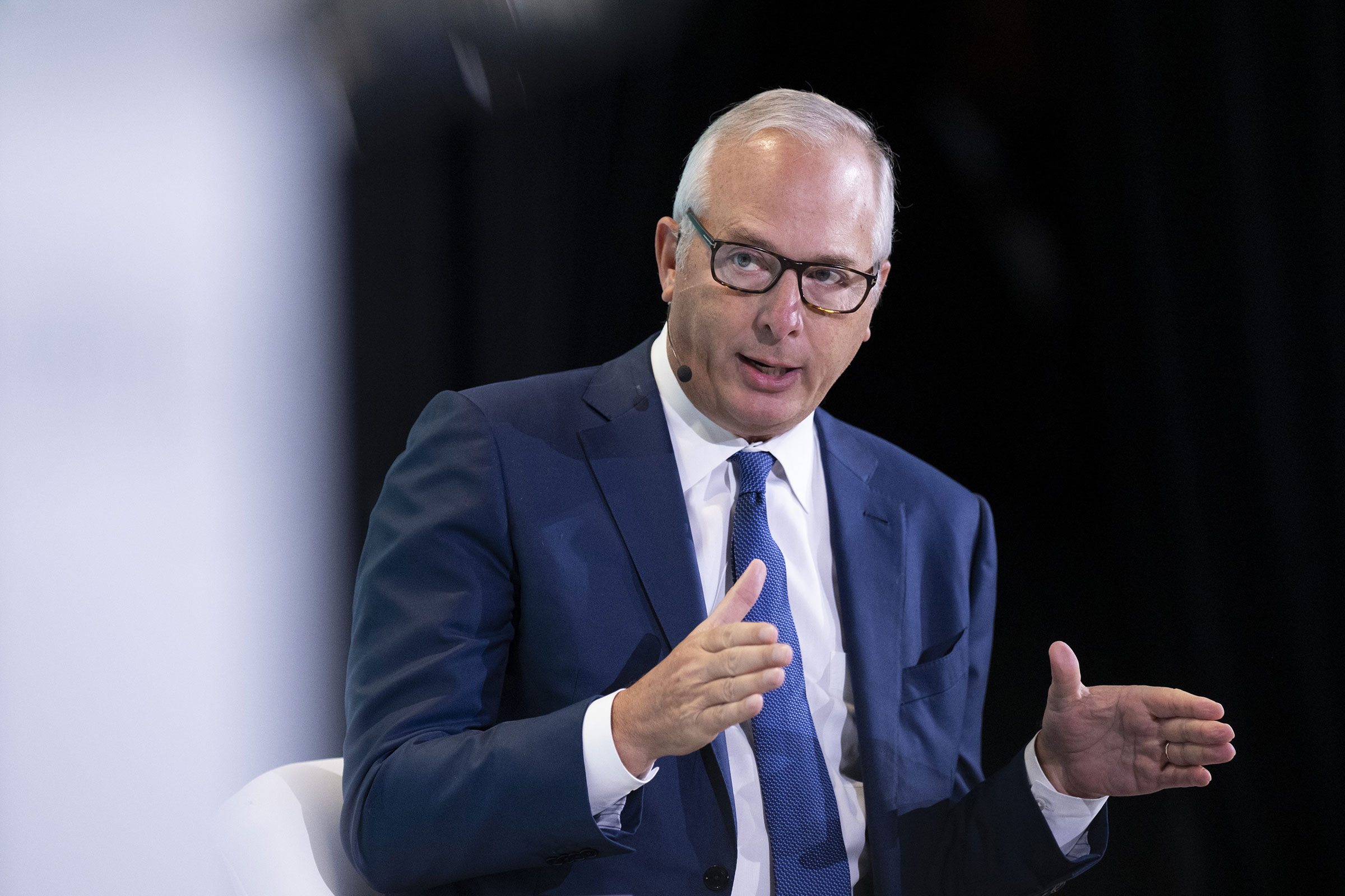 Bobby Tudor, founder and chief executive officer of Artemis Energy Partners, speaks during the 2023 CERAWeek by S&amp;P Global conference in Houston on March 10, 2023. (F. Carter Smith—Bloomberg/Getty Images)
