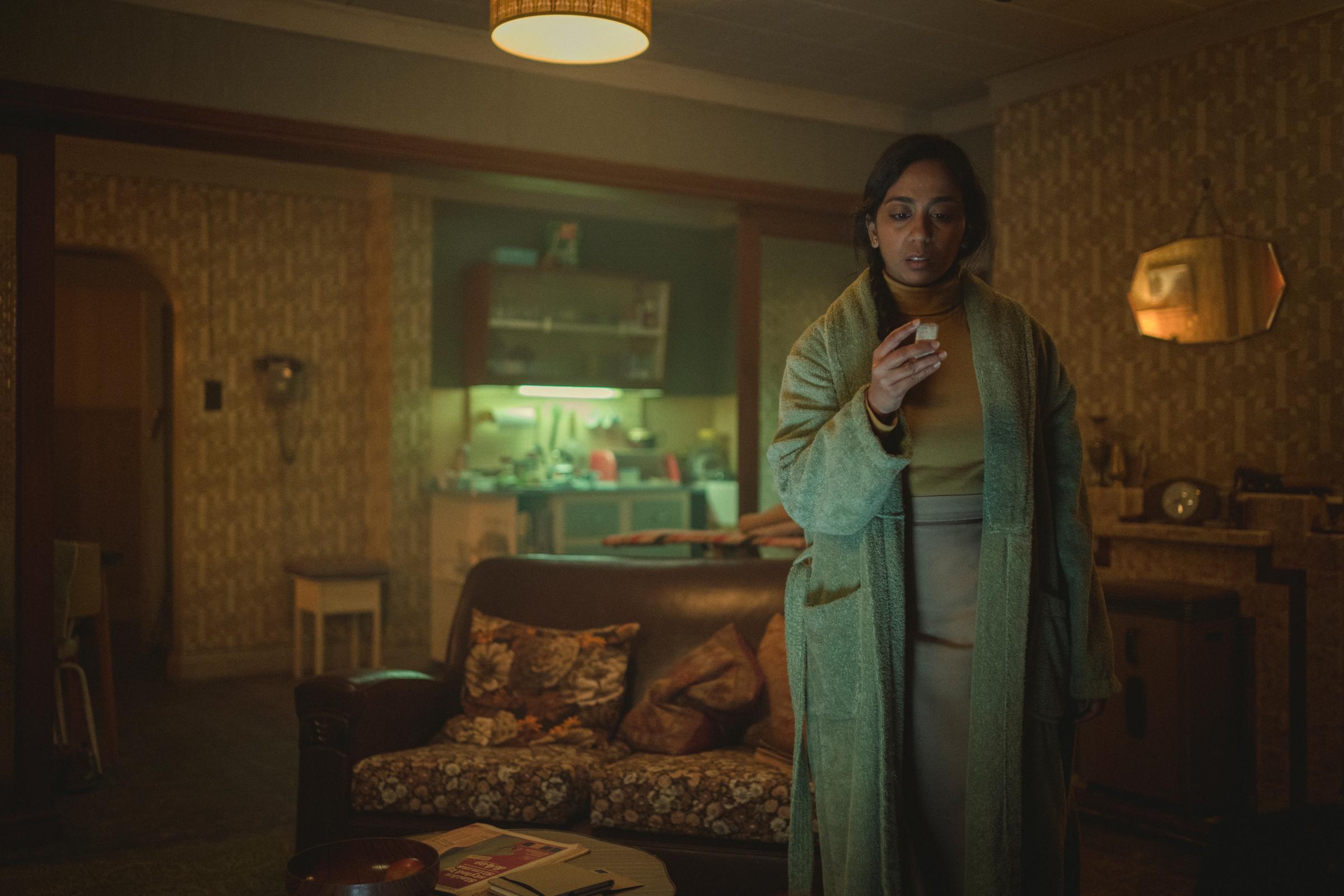 Black Mirror. Anjana Vasan as Nida in Black Mirror. Cr. Nick Wall/Netflix © 2023.