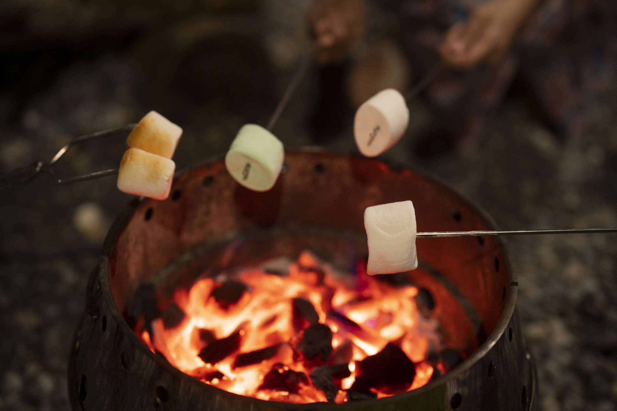 Marshmallows by the Campfire (Getty Images&mdash;witthaya prasongsin)