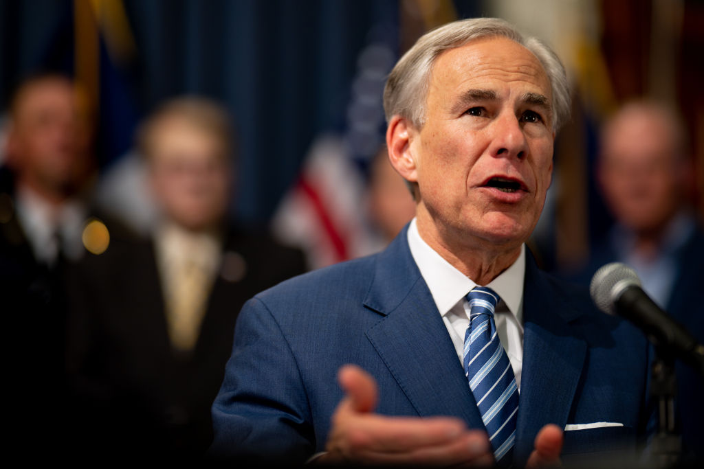 Texas Gov. Greg Abbott speaks at a news conference in the state Capitol in Austin, Texas, on June 08, 2023. (Brandon Bell—Getty Images)
