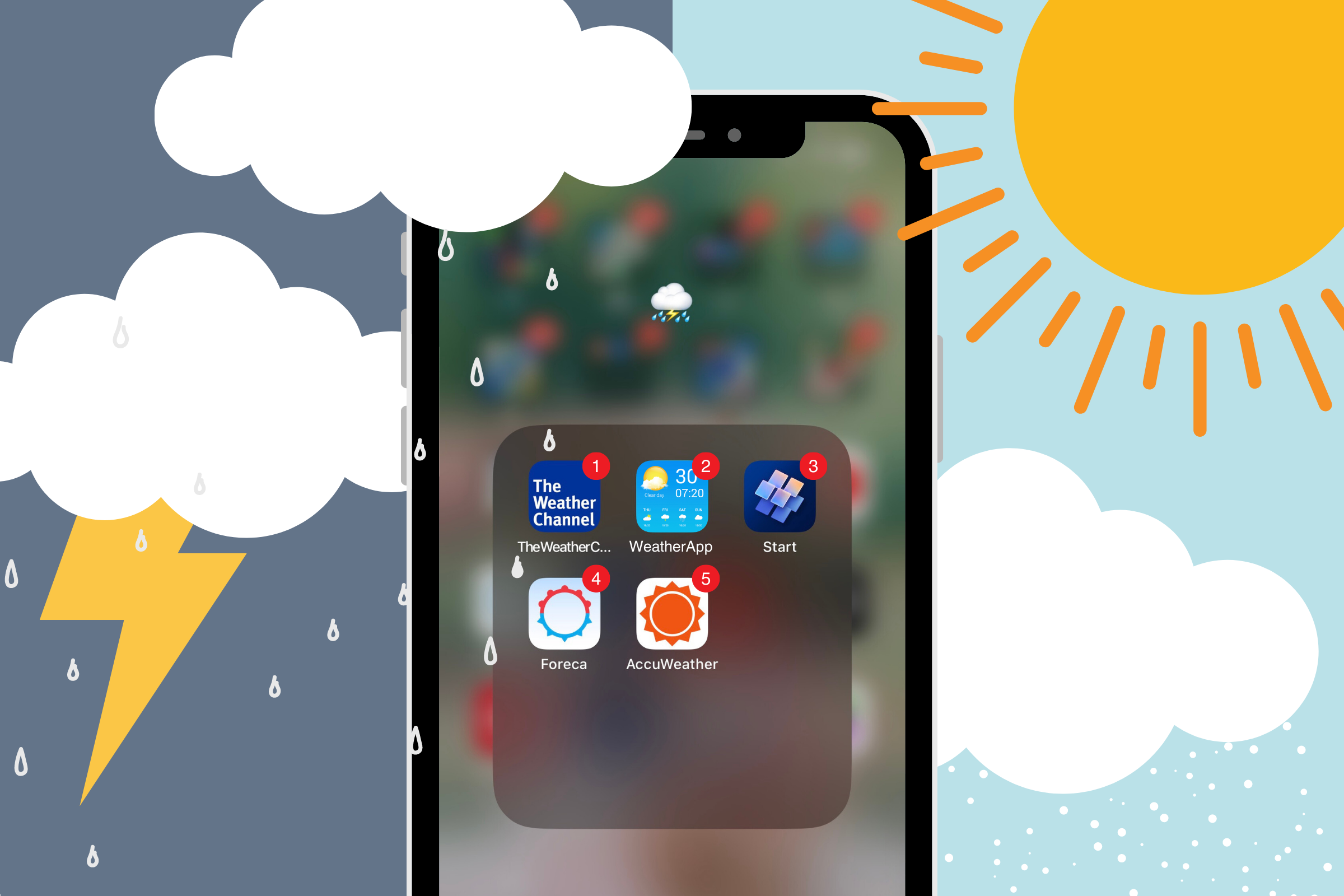 Find best weather apps